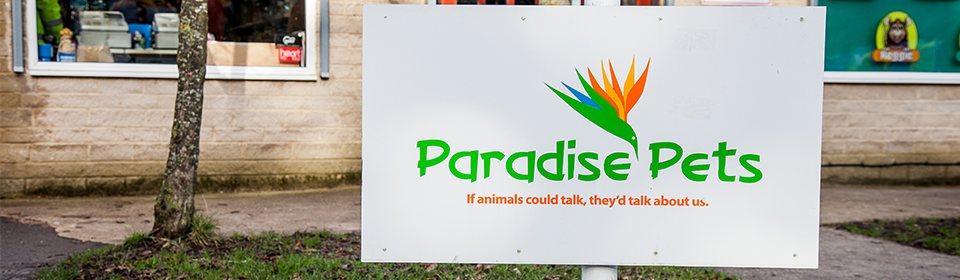 Paradise Pets Sign
